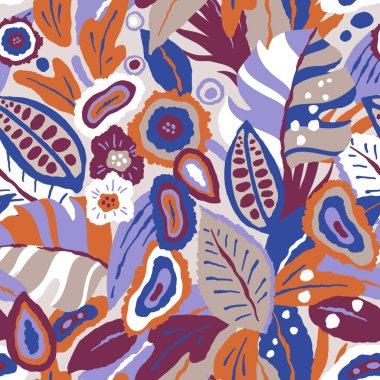 Soyut parlak desen. Çiçeksiz vektör tasarımı