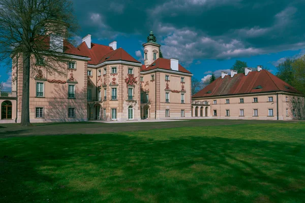 Southern Facade Bielinsky Palace Otwock Wielki Poland Classicist Palace Island — Stock Photo, Image
