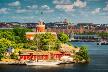 yakın merkezi Stockholm, İsveç adacık kastellholmen bulunan küçük bir kale olduğunu