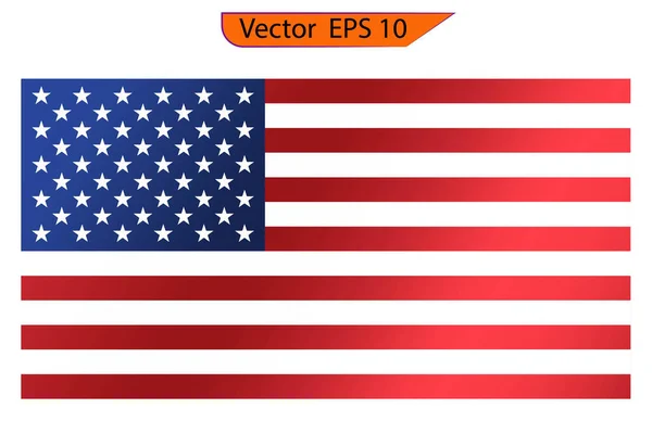 Stock vector US flag. American flag. Grunge Usa flag. Stars and stripes. American Flag for Independence Day.