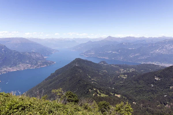 Lake View Monte San Primo Italy — Stock Photo, Image