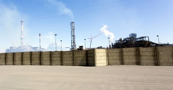 Antofagasta Chile Agosto 2019 Vista Planta Industrial Largo Calle Norte — Foto de Stock