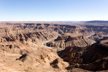 Namibya 'daki Fishriver Kanyonu' nun geniş resmi