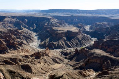 Namibya 'daki Fishriver Kanyonu' nun geniş resmi