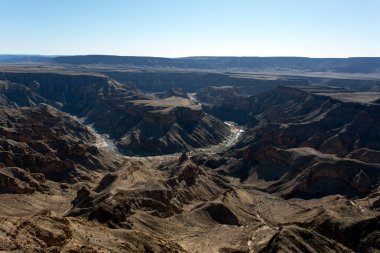 Namibya 'daki Fishriver Kanyonu' nun geniş resmi