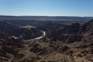 Namibya 'daki Fishriver Kanyonu' nun geniş resmi