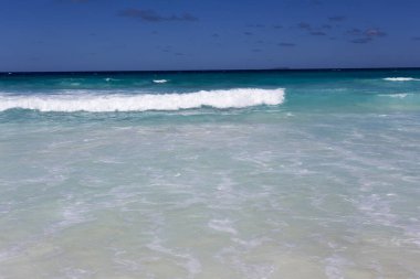 View of the beautiful sea of Seychelles islands