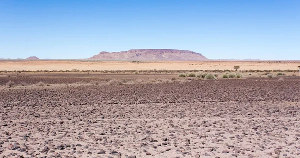 Προβολή Του Τοπίου Της Ερήμου Στη Ναμίμπια — Φωτογραφία Αρχείου