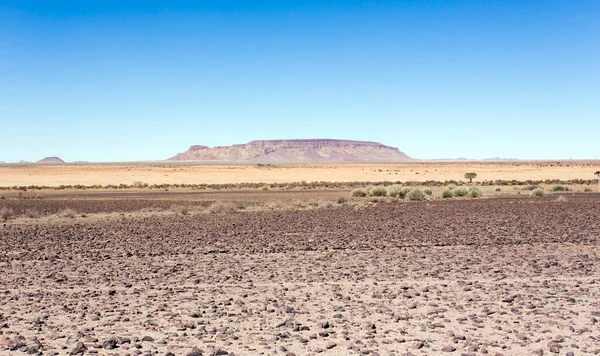 Vista Paisagem Deserto Namíbia — Fotografia de Stock