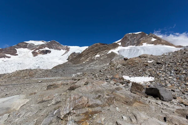 stock image A view during trekking in Monte Rosa, Italy