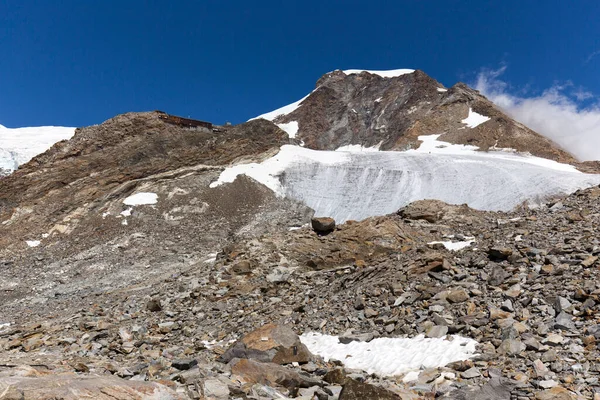 stock image A view during trekking in Monte Rosa, Italy