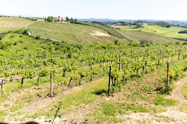 Uma Vista Paisagem Rural Toscana — Fotografia de Stock