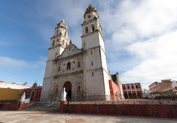 墨西哥坎佩切 2022年12月29日 坎佩切教堂景观 — 图库照片