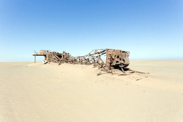 Costa Esqueleto Namibia Agosto 2018 Vista Del Taladro Desierto — Foto de Stock
