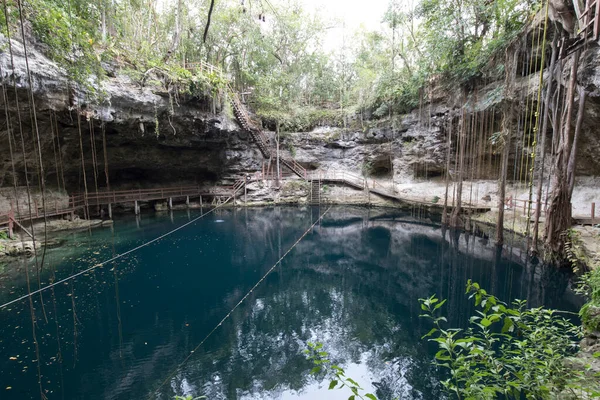 Balam Messico Dicembre 2022 Veduta Del Cenote Balam Giorno Natale — Foto Stock