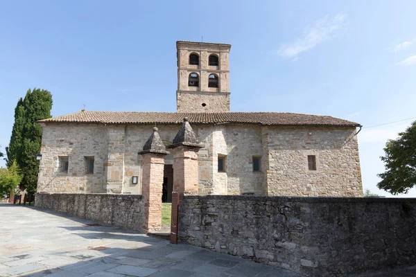 Lunigiana Włochy Sierpnia 2020 Widok Kościół Lunigiana — Zdjęcie stockowe