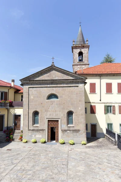 Lunigiana Italië Augustus 2020 Uitzicht Kerk Stad Lunigiana — Stockfoto