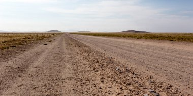 Namibya 'da çöl manzarası