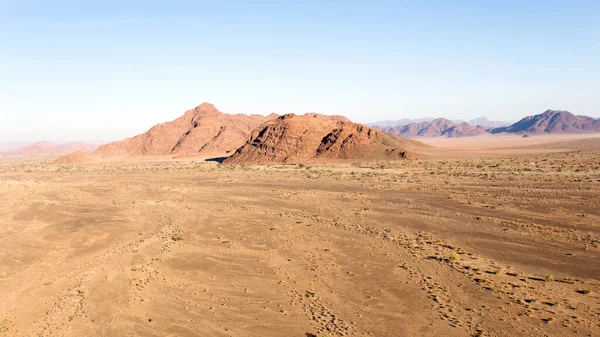 Μια Άποψη Ελικόπτερο Της Ερήμου Sossusvlei Στη Ναμίμπια — Φωτογραφία Αρχείου