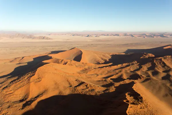 Helicopter View Sossusvlei Desert Namibia — Stock Photo, Image