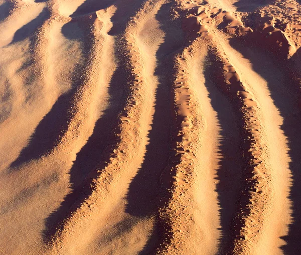 Een Helikopter Uitzicht Van Sossusvlei Woestijn Namibië — Stockfoto