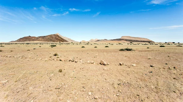 Una Vista Del Paisaje Desértico Namibia — Foto de Stock
