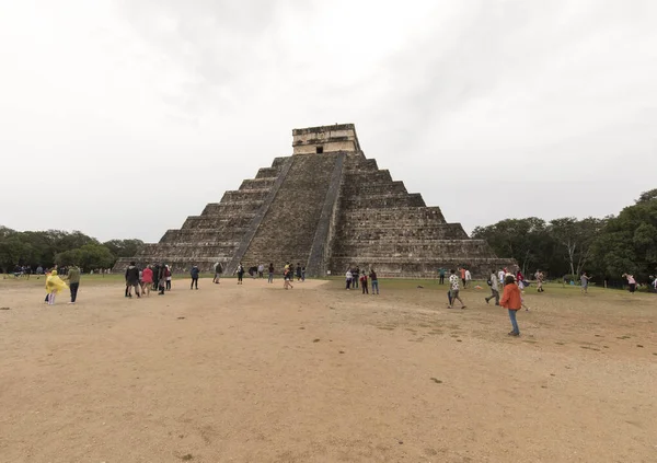 Chichén Itzá México Diciembre 2022 Vista Antigua Pirámide Chichén Itzá — Foto de Stock