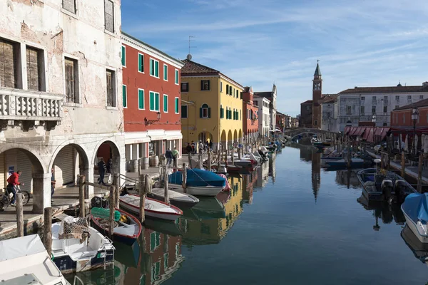 Chioggia Italien April 2023 Blick Auf Chioggia Das Kleine Venedig — Stockfoto