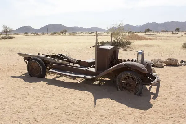 Solitaire Namibia August 2018 Abandoned Car Solitaire Famous Town Desert — Stock Photo, Image