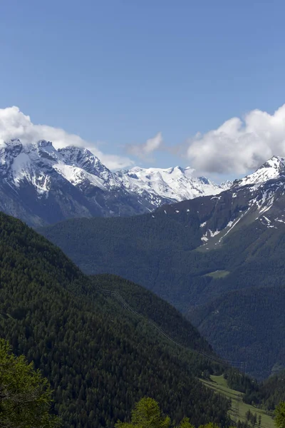 Vista Del Paisaje Durante Verano Valle Aosta Italia — Foto de Stock