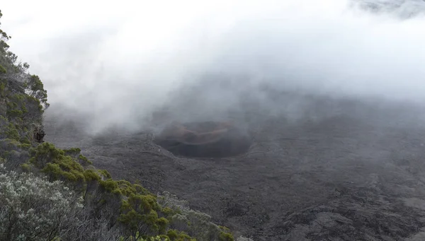 Вид Формика Лео Небольшой Вулканический Кратер Реюньон — стоковое фото
