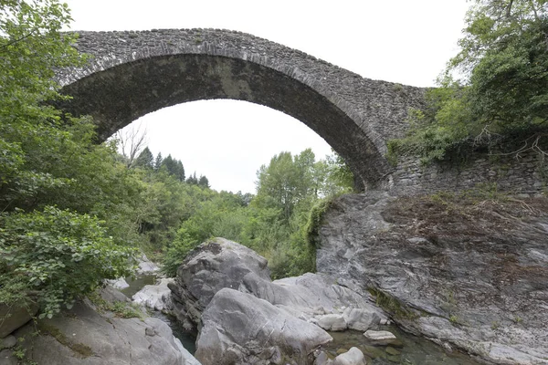 Widok Szlak Francigeny Lunigiana Włochy — Zdjęcie stockowe
