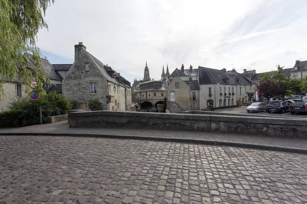 Bayeux Frankrike Augusti 2016 Utsikt Över Staden Molnig Sommardag — Stockfoto