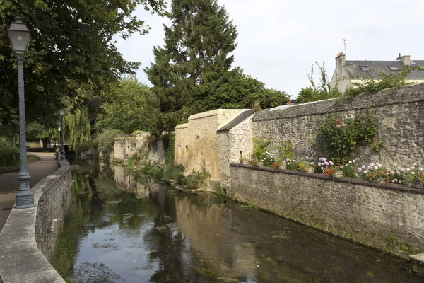 Bayeux Frankreich August 2016 Blick Auf Die Stadt Einem Bewölkten — Stockfoto