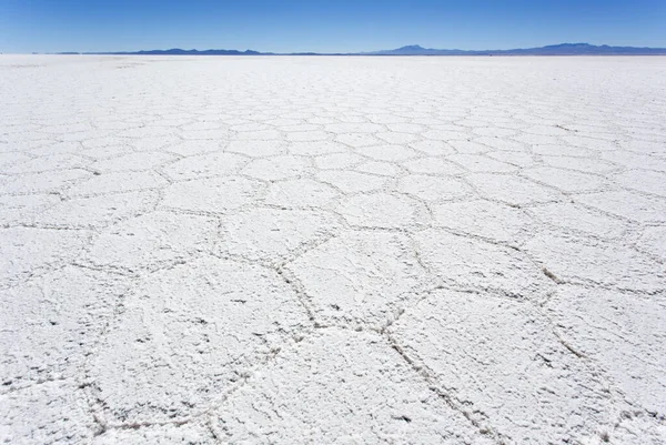 ボリビアのウユニでの塩平の眺め — ストック写真