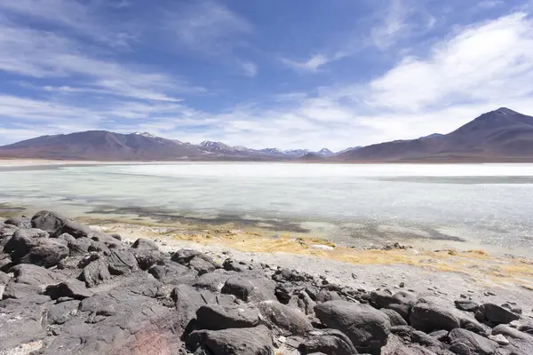 Pohled Lagunovou Krajinu Bolívii — Stock fotografie
