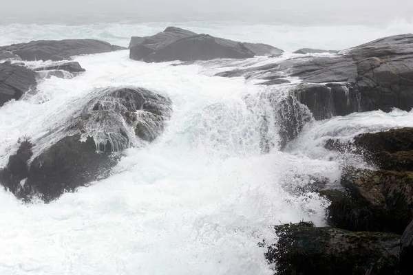 Вид Море Плохую Погоду Чили — стоковое фото