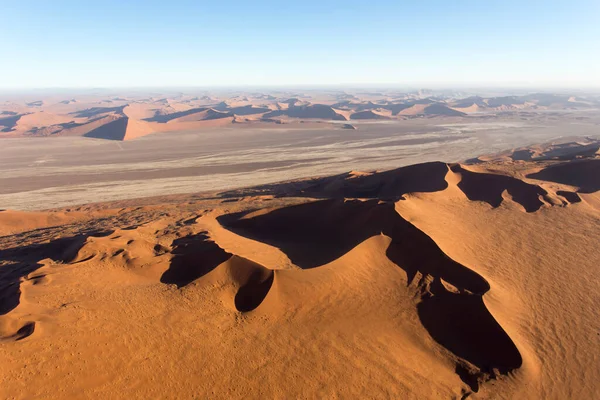 Vue Hélicoptère Désert Sossusvlei Namibie — Photo