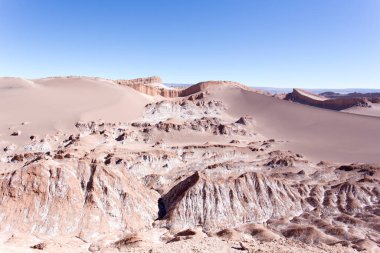 Şili, Atakama Çölü 'ndeki Ay Vadisi manzarası