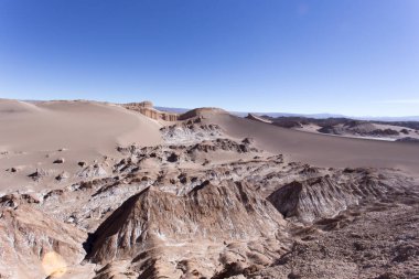 Şili, Atakama Çölü 'ndeki Ay Vadisi manzarası