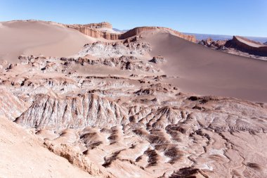 Şili, Atakama Çölü 'ndeki Ay Vadisi manzarası