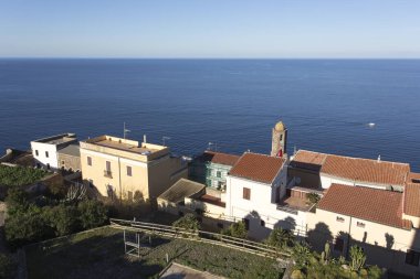 Castelsardo, İtalya - 1 Ocak 2019: Sardinya 'daki Castelsardo manzarası