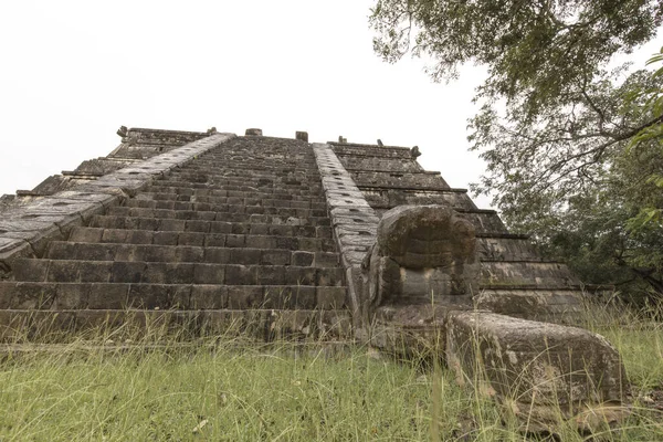 Chichen Itza Mexiko December 2022 Över Chichen Itzas Arkeologiska Område — Stockfoto