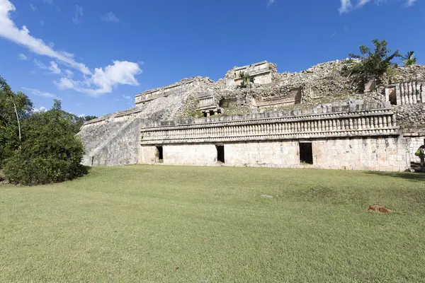 Uxmal Meksyk Grudnia 2022 Widok Starożytnej Majów Witryny Uxmal — Zdjęcie stockowe