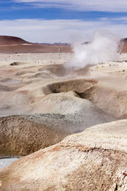 Uyuni, Bolivya 'daki doğal termal su detayları