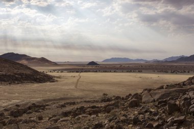Namibya 'da güzel bir manzara
