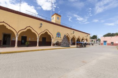 Santa Elena, Meksika - 12 Aralık 2022 Yucatan, Meksika 'daki Santa Elena kasabasında bir fotoğraf