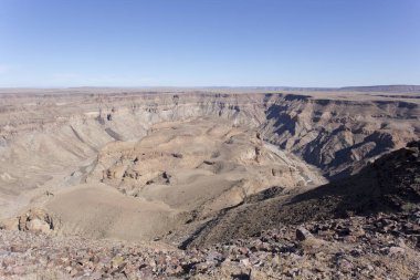 Namibya 'daki Fishriver kanyon manzarasının fotoğrafı