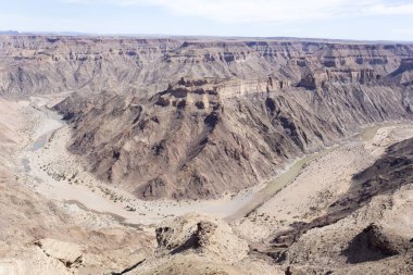 Namibya 'daki Fishriver kanyon manzarasının fotoğrafı