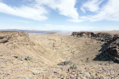 Namibya 'daki Fishriver kanyon manzarasının fotoğrafı